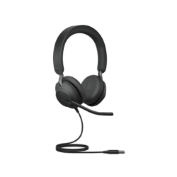 Jabra Jabra Evolve 2 40, Auricular stereo versión UC con aislamiento de ruido, conexión USB-A y indicador de ocupado (Busylight) (24089-989-999) 
