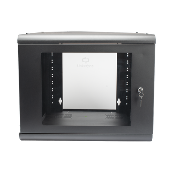 Gabinete de Pared 9U de 635 mm de Profundidad, Rack de 19'' en Acero Reforzado: Compacto y Resistente para Soluciones Profesionales