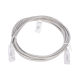 Cable de Parcheo Slim UTP Cat6 - 3 m Gris Diámetro Reducido (28 AWG)