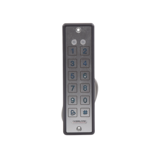 Lector ultra delgado de proximidad con teclado, capacidad de lectura de tarjetas ROSSLARE y HID, 125 Khz