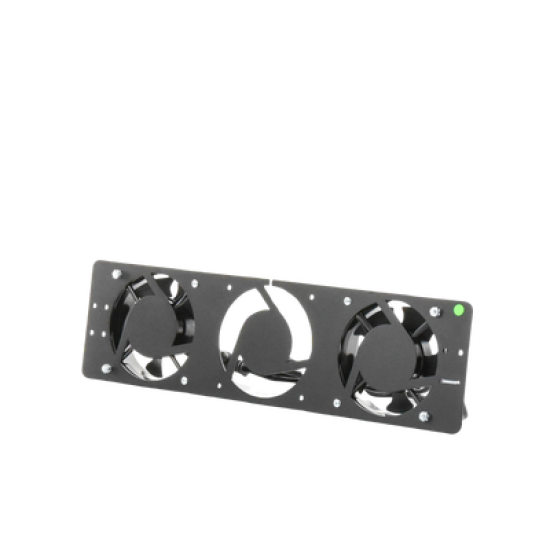 Kit de 2 Ventiladores 110 Vca (12 x 12 cm) con Clavija para Gabinete de Piso