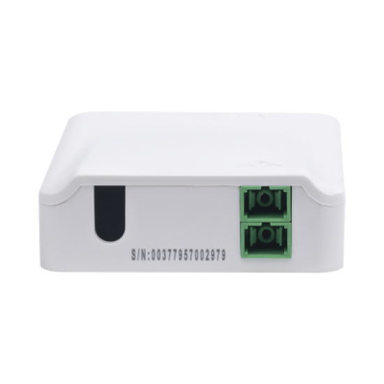 Caja Terminal de Fibra Óptica (Roseta) con 2 acopladores SC/APC, blanca