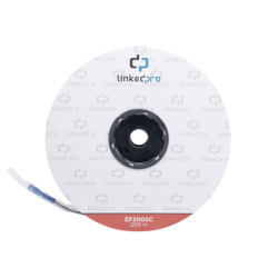 Carrete de Fibra Óptica Monomodo con Conectores SC-SC Duplex, Reforzada con Kevlar, de 200 metros, Para instalaciones subterráneas por tubería