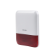 (AX PRO) Sirena Inalámbrica con Estrobo Rojo para Exterior IP65 / 110 dB