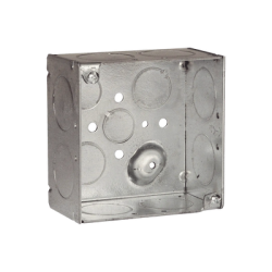 Caja Cuadrada Galvanizada de 4