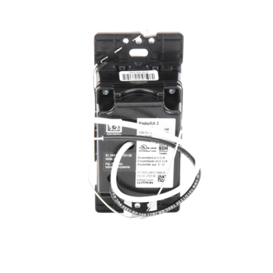 (RadioRa3) Botonera Sunnata Negro 3 escenas y 2 botones subir/bajar para Radio RA3, programe escenas diferentes en cada botón.