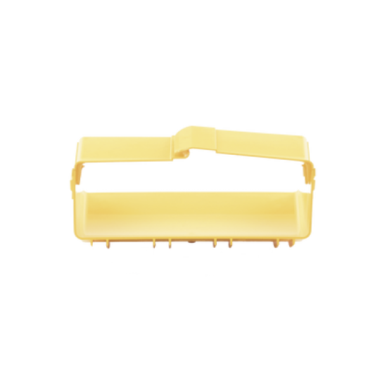 Bajada Vertical Interior de 45º con Tapa, Para uso con Canaletas 12X4 FiberRunner™, Color Amarillo