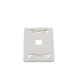 Placa de pared modular MAX, de 1 salida, color blanco