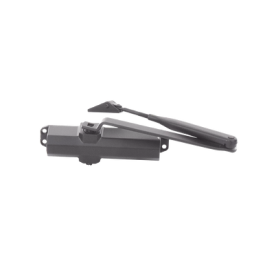 Cierrapuertas Fuerza 4/ Para puertas de hasta 1100 mm de Ancho/ Color Chocolate Oscuro /Certificación UL/ Ideal Puertas Madera