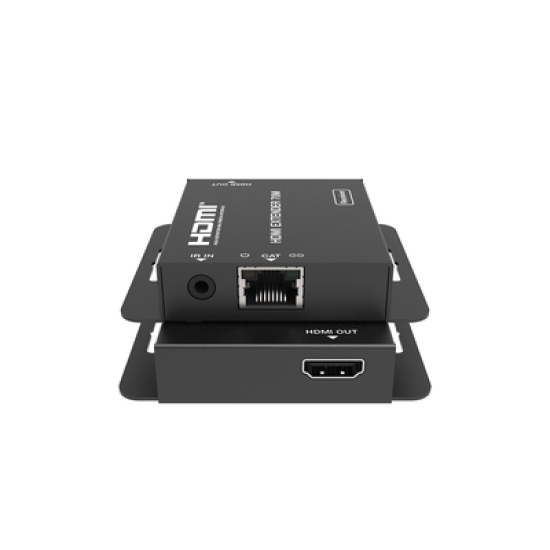 Splitter HDMI 1x4 | Extensor HDMI | 4K@30Hz 40m | 1080p@60Hz 70m | Función PoC |  4:4:4 