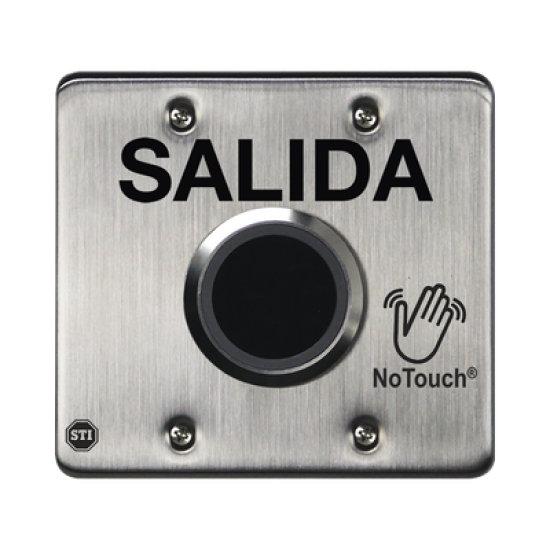 Interruptor IR NoTouch® de Acero Inoxidable, Salida Doble, SALIDA 