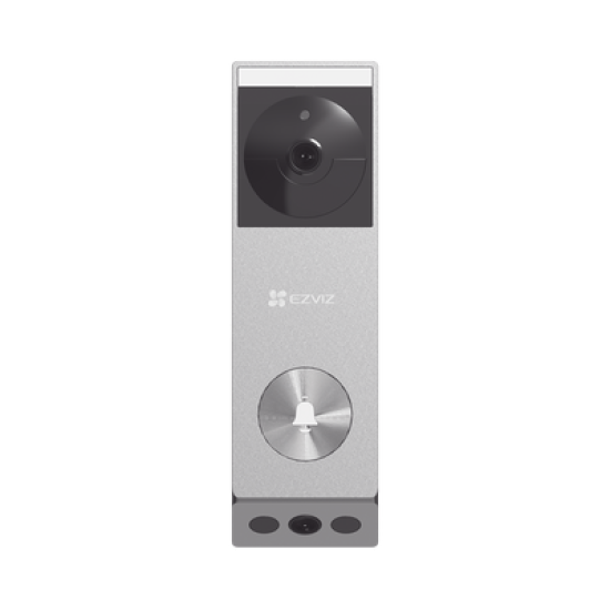 Doorbell de Bateria Recargable con Transformador o Panel Solar (Incluye Panel) / 3 megapíxel / Doble Lente / Protección IP65 / Audio de Dos Vías