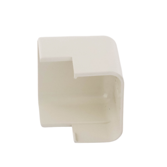 Esquinero exterior, para uso con canaleta LD10, material ABS, Color Blanco Mate