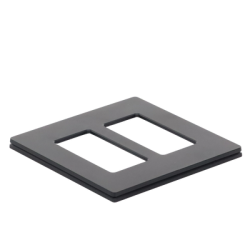 TAPA P/SWITCH /DIMMER 2 ESPACIOS