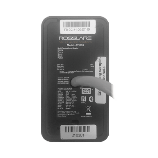 Lector Multitecnologias, Proximidad EM 125KHz/ MIFARE 13.56 MHZ / (BLUETOOTH para uso con tarjetas Móviles)