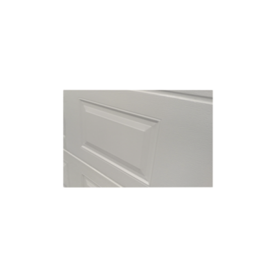 Puerta de Garage de alta calidad, Color blanco 10X8 pies,  AISLADA, Estilo Americana , CUADRO CORTO.