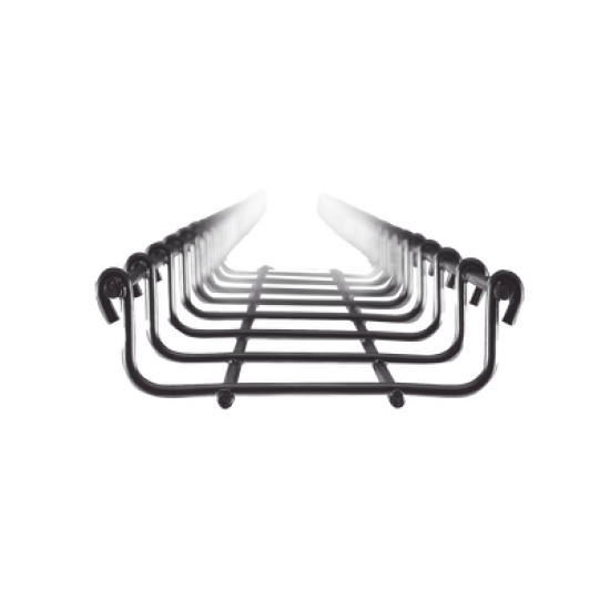 Charola Tipo Malla 33/100 mm, Acabado Electro Zinc, Hasta 53 Cables Cat6, Tramo de 3 Metros