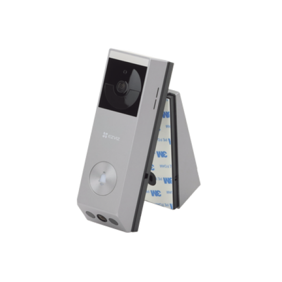 Doorbell de Bateria Recargable con Transformador o Panel Solar (Incluye Panel) / 3 megapíxel / Doble Lente / Protección IP65 / Audio de Dos Vías