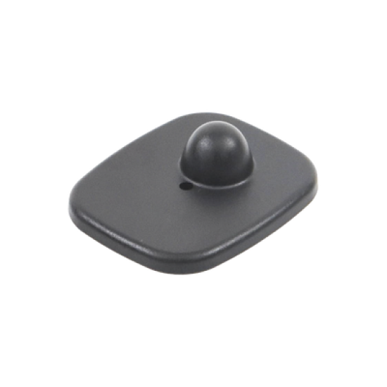 Paquete de 100 Tags RF Para Ropa, Tipo Mini Square, Color Negro