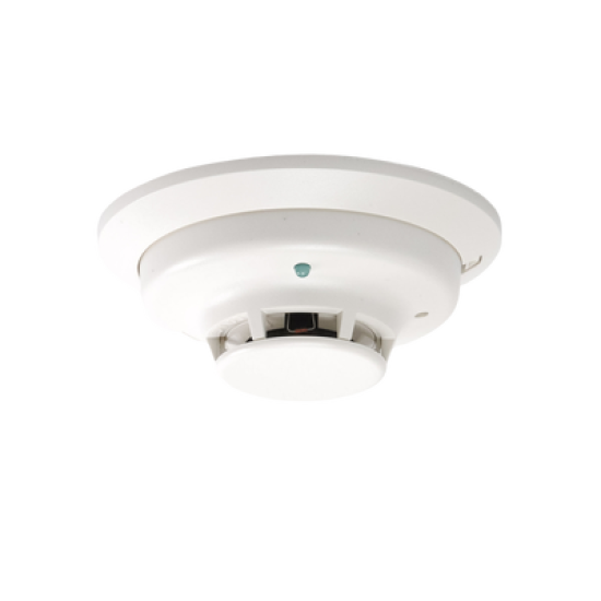 Detector Fotoeléctrico de Humo de 4 Hilos con Sensor de Temperatura a 57° C, Serie i3