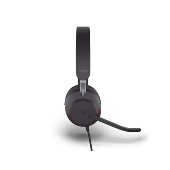 Jabra Jabra Evolve 2 40SE, Auricular stereo versión MS con aislamiento de ruido, conexión USB-A y indicador de ocupado (Busylight) (24189-999-999) 