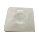  Base Autoadherible para Cinchos Práctica y Eficiente para la Organización y Fijación de Cables, Fabricada en Nylon Resistente y de Color Natural con una Medida de 19x19 mm, Paquete con 100 Piezas (4210-00001)