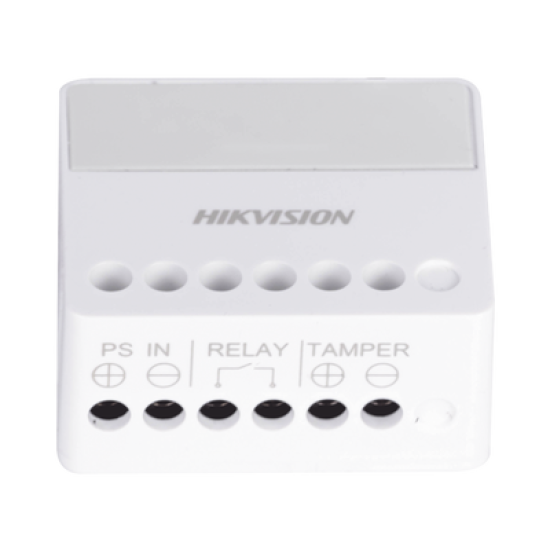 (AX PRO) Relevador Inalámbrico / 1 Entrada de Alarma 24/7 / 1 Salida de Relevador 0 a 36 Vcc (Max. 5 A)