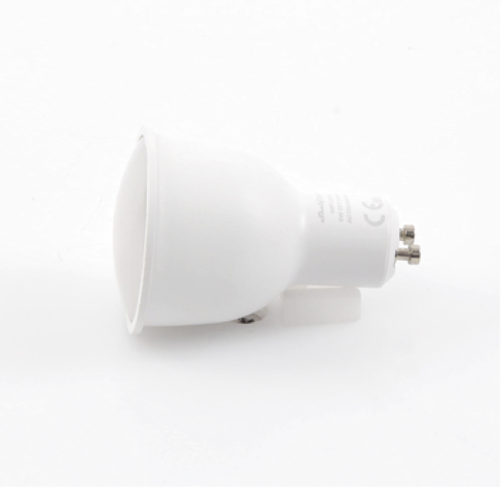 Foco tipo Gu10 inteligente con señal inalámbrica, color dual blanco y cálido, uso de App Shelly. AC 100-240V