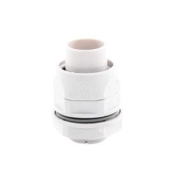 Conector (Racor) de tubería flexible a caja, PVC Auto-Extinguible de 20 mm, IP55