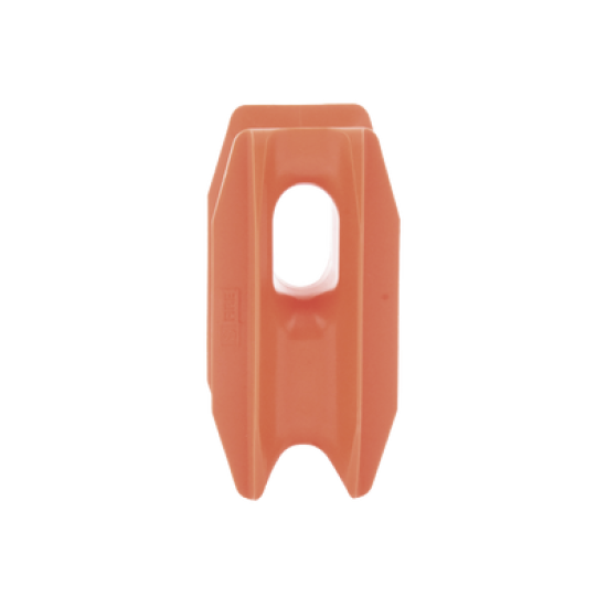 Aislador de color Naranja para postes de esquina de alta Resistencia con Anti UV de uso en cercos eléctricos