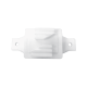 Aislador de Paso Blanco reforzado para cercos eléctricos, resistente al clima extremoso