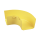 Ángulo Recto a 90º Horizontal, Para Canaletas FiberRunner™ 4X4, Color Amarillo