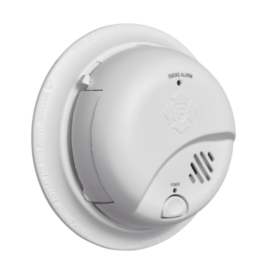 Detector de Humo Autónomo, No Requiere Panel, Con Botón para Silenciar, Sensor por Ionización