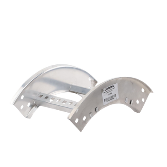Curva Vertical Exterior de Aluminio de 90° Perfil Z / Peralte 3 1/4