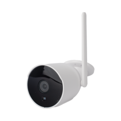 CAMARA BALA IP 2MP| WIFI | AUDIO DE 2 VIAS| ALMACENAMIENTO EN MICROSD| LENTE DE 4MM | ANGULO DE APERTURA 90 GRADOS IP65