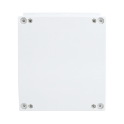 Gabinete de Poliéster IP65 Uso en Intemperie (250 x 300 x 140 mm) con Placa Trasera Interior de Plástico (Incluye Chapa y Llave).