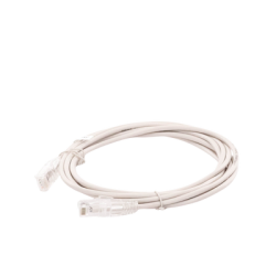 Cable de Parcheo Slim UTP Cat6A - 3 m Gris, Diámetro Reducido (28 AWG)