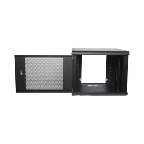 Gabinete de Pared con Puerta Perforada, 635mm de Profundidad, 9U Rack de 19'', Acero Reforzado