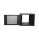 Gabinete de Pared con Puerta Perforada, 635mm de Profundidad, 9U Rack de 19'', Acero Reforzado