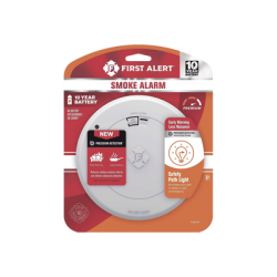 Detector de Humo Autónomo, No Requiere Panel, LED de Escape, Sensor por Ionización, Batería Sellada para 10 años de vida