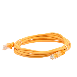 Cable de parcheo UTP Cat5e - 3.0m. - Amarillo