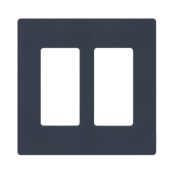 Placa de pared 1 espacio, para atenuador (dimmer), apagador ó control remoto inalámbrico LUTRON.