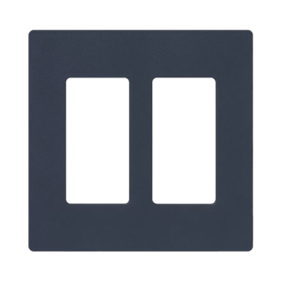 Placa de pared 1 espacio, para atenuador (dimmer), apagador ó control remoto inalámbrico LUTRON.