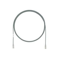 Cable de Parcheo UTP Cat6A, CM/LSZH, Diámetro Reducido (28AWG), Color Gris, 5ft