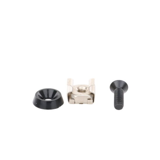 Juego de 48 Tornillos con 48 Arandelas y 48 Tuercas Enjauladas para Rack LINKED PRO