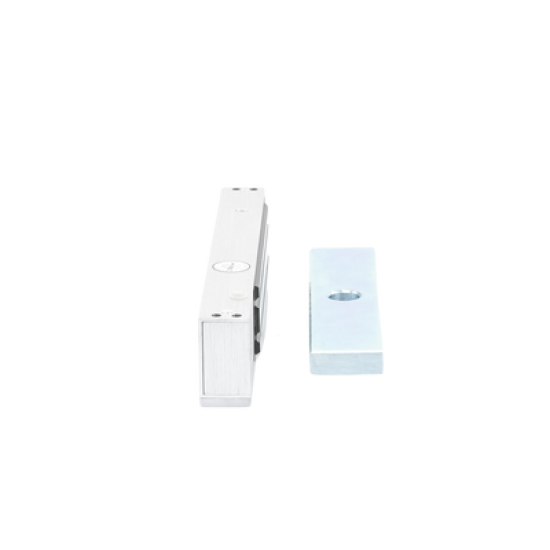 Chapa Magnética de 617 Lbs (280 Kg) / Montaje en Puerta Normal o de Vidrio / Certificado CE /  Uso en Interior / Indicador LED / Magnetismo Anti-residual