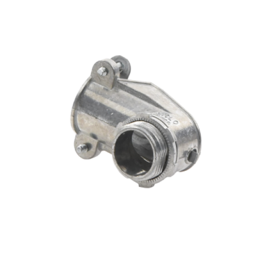 Conector curvo para tubo flexible 3/4