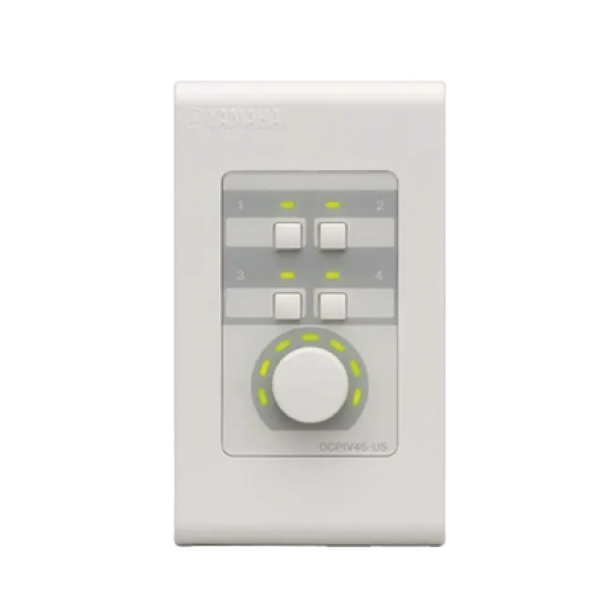 Panel de Control Digital | 1 Volumen | 4 Switches Configurables | Compatible con Procesadores Serie MA, PA, y MTX