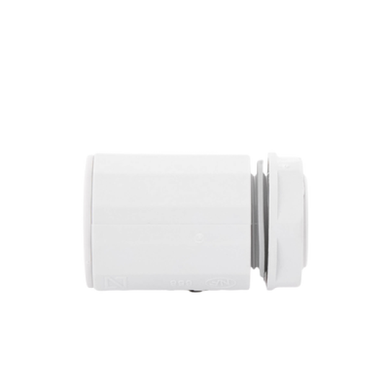 Conector de tubería rígida a caja (Racor), PVC Auto-extinguible, de 50 mm