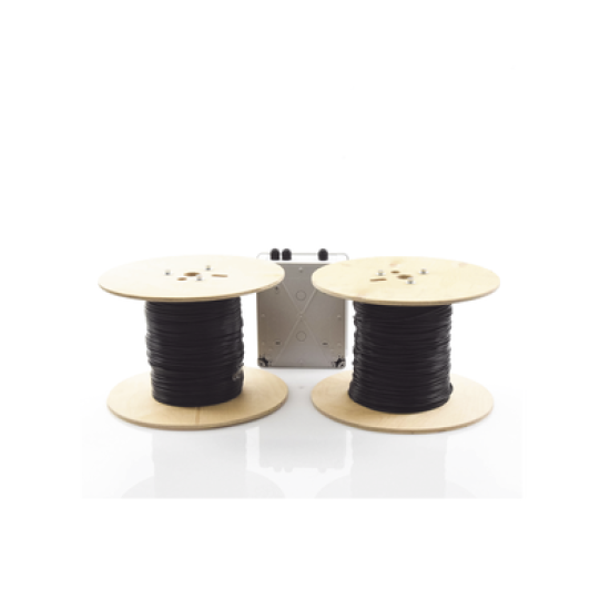 MICALERT Cable Sensor para Paredes, Rejas Rigidas o barandales / 2 zonas de 305 metros / 610 Metros de Protección Total/Tarjeta LPU400/Calibración via software